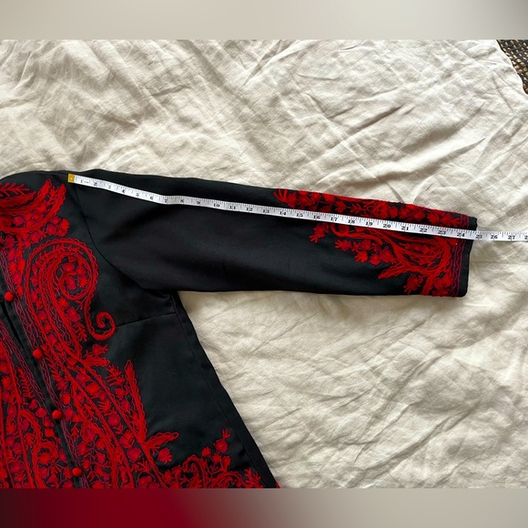 Embroidered Wool Jacket Women’s Size M - Picture 7 of 9